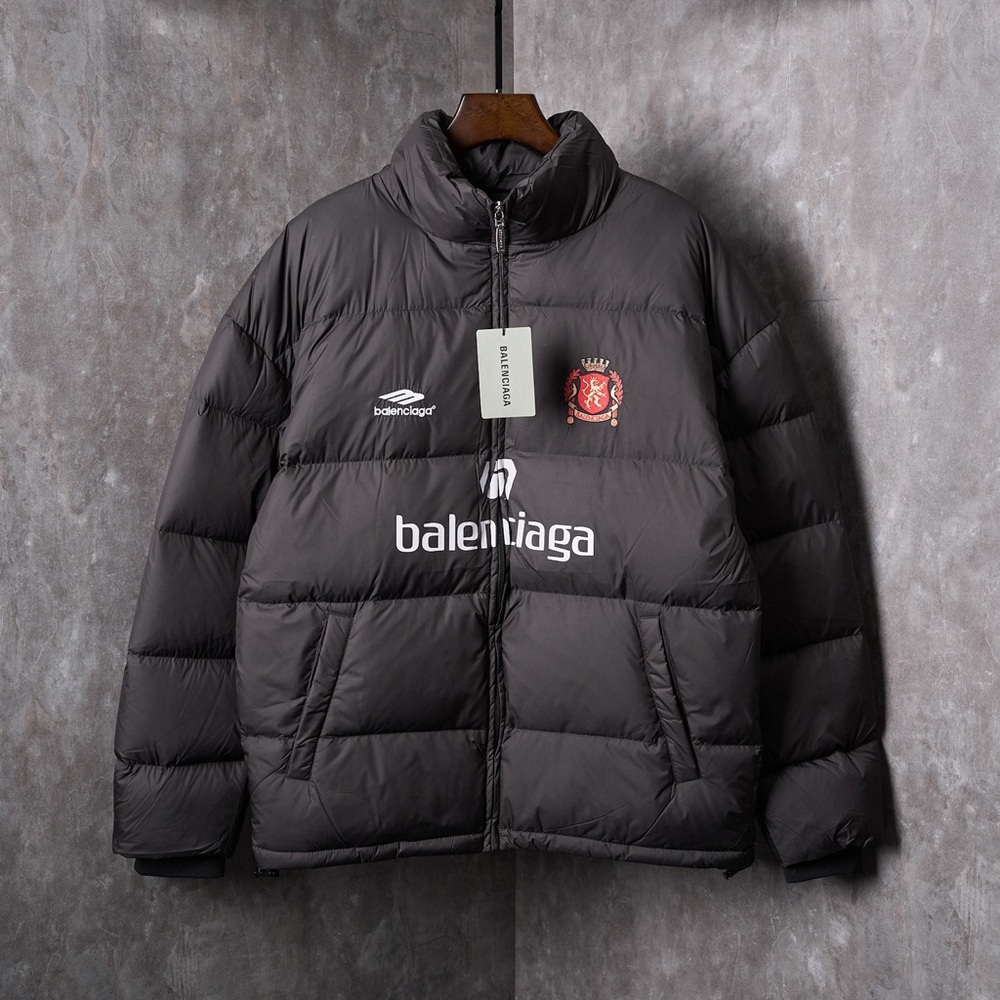 Balenciaga And Paris Saint-Germain Black Down Jacket